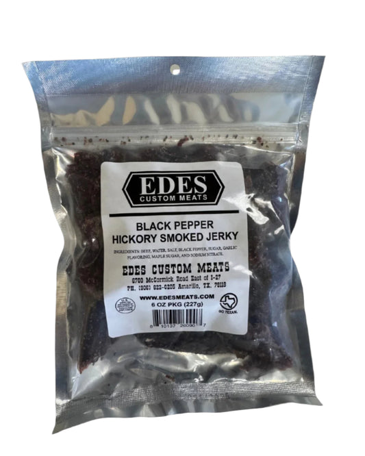 Hickory Smoked Black Pepper Beef Jerky (6 oz)  4 Pack